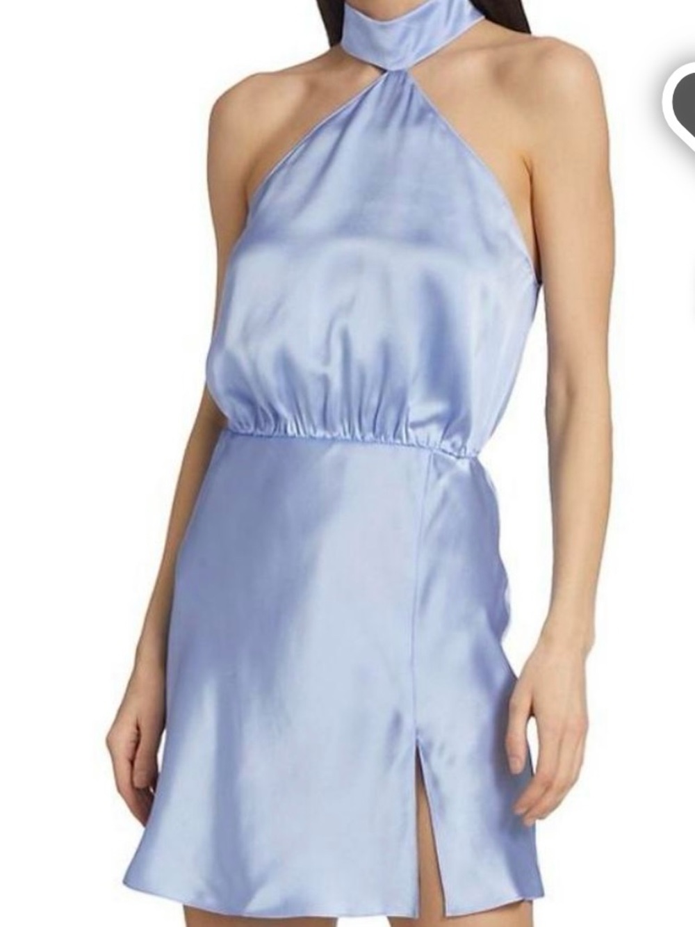 Amanda Uprichard Light Blue luxury silk Dress